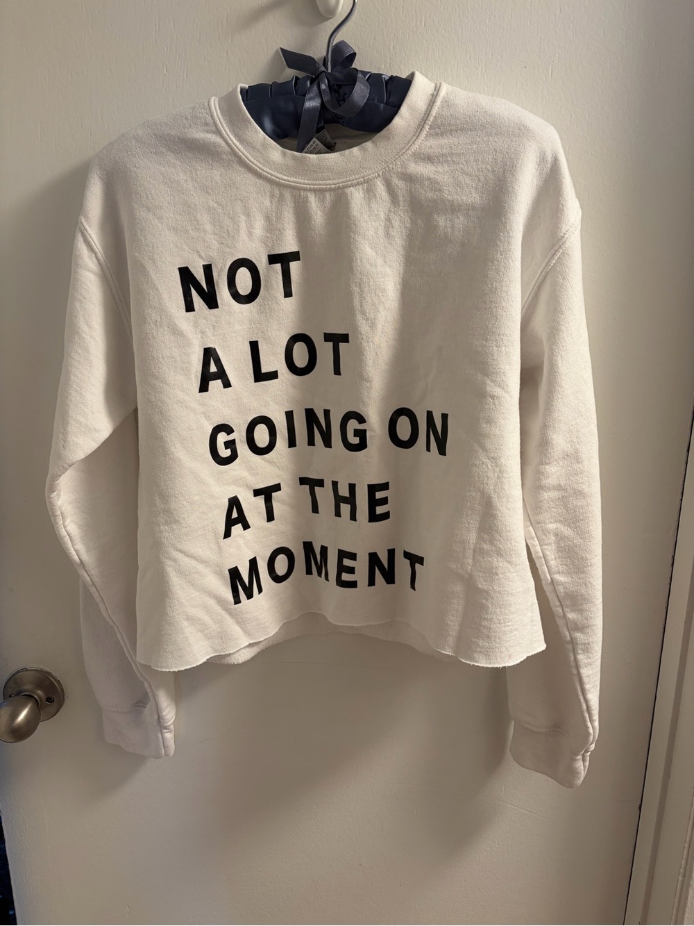 Gildan White Crewneck Taylor swift themed sweater